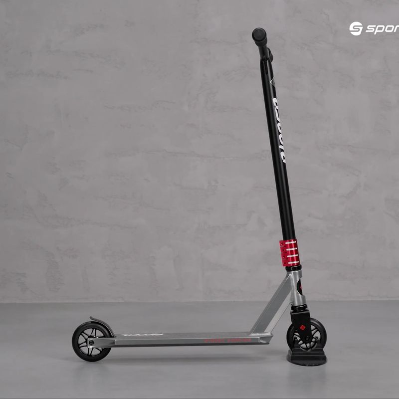 Самокат фрістайл Street Surfing Stunt Scooter Ripper червоно-сріблястий 8