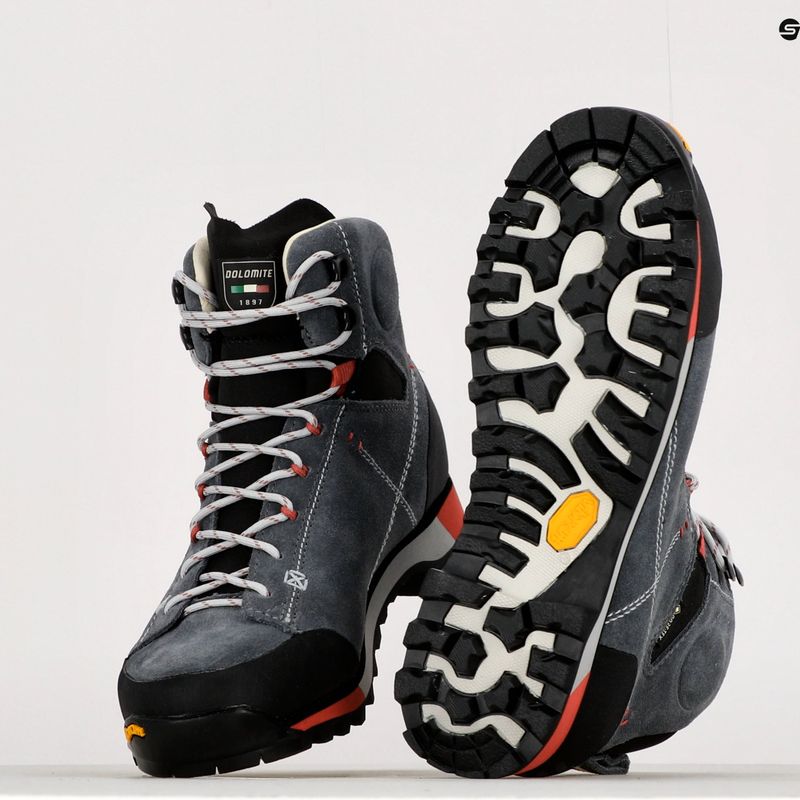 Черевики для трекінгу жіночі Dolomite 54 Hike Evo GTX gunmetal grey 15