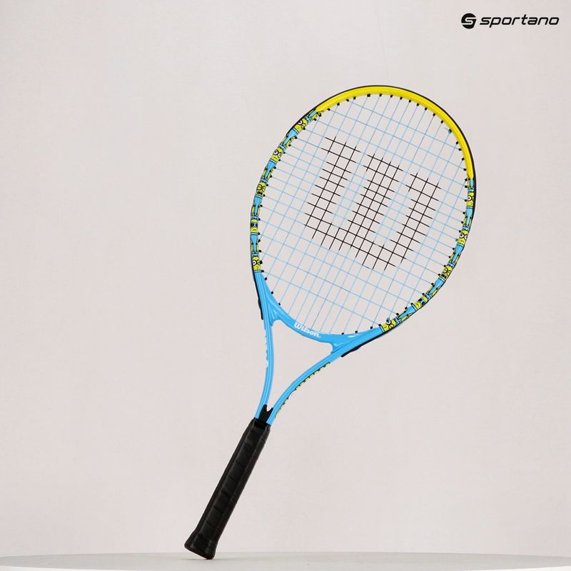 Ракетка тенісна дитяча Wilson Minions 2.0 Jr 25 блакитно-жовта WR097310H 12