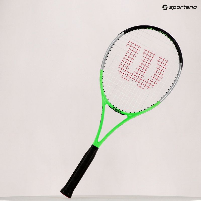 Ракетка тенісна Wilson Blade Feel Rxt 105 чорно-зелена WR086910U 13