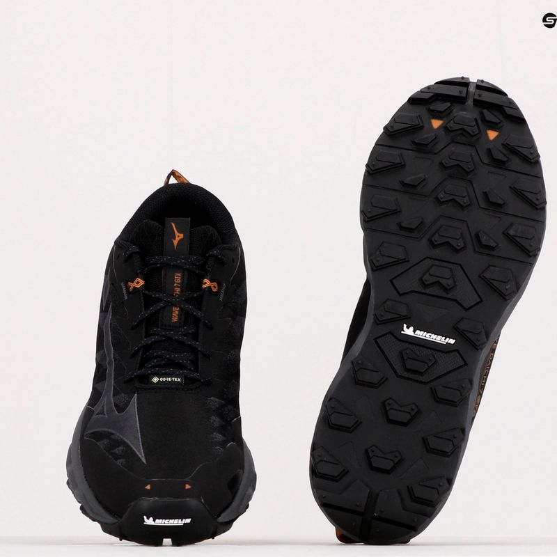 Кросівки для бігу чоловічі Mizuno Wave Daichi 7 GTX чорні J1GJ225638 12