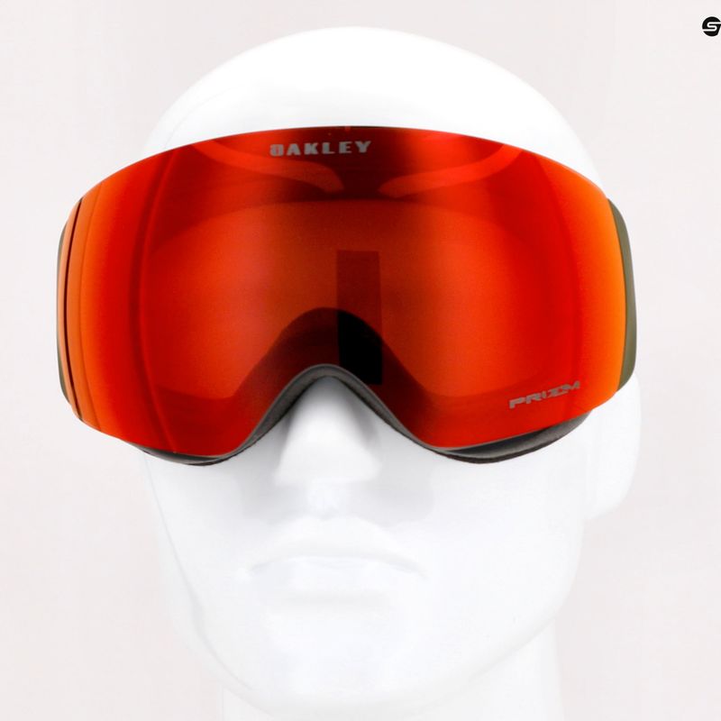Маска лижна Oakley Flight Deck dark brush crystal/prizm snow torch iridium OO7064-C1 8