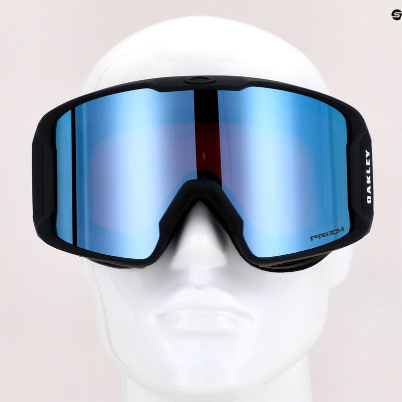 Маска лижна Oakley Line Miner matte black/prizm snow sapphire iridium OO7070-04 8