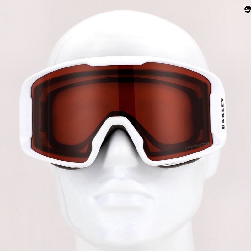 Маска лижна Oakley Line Miner matte white/prizm garnet OO7093-65 7