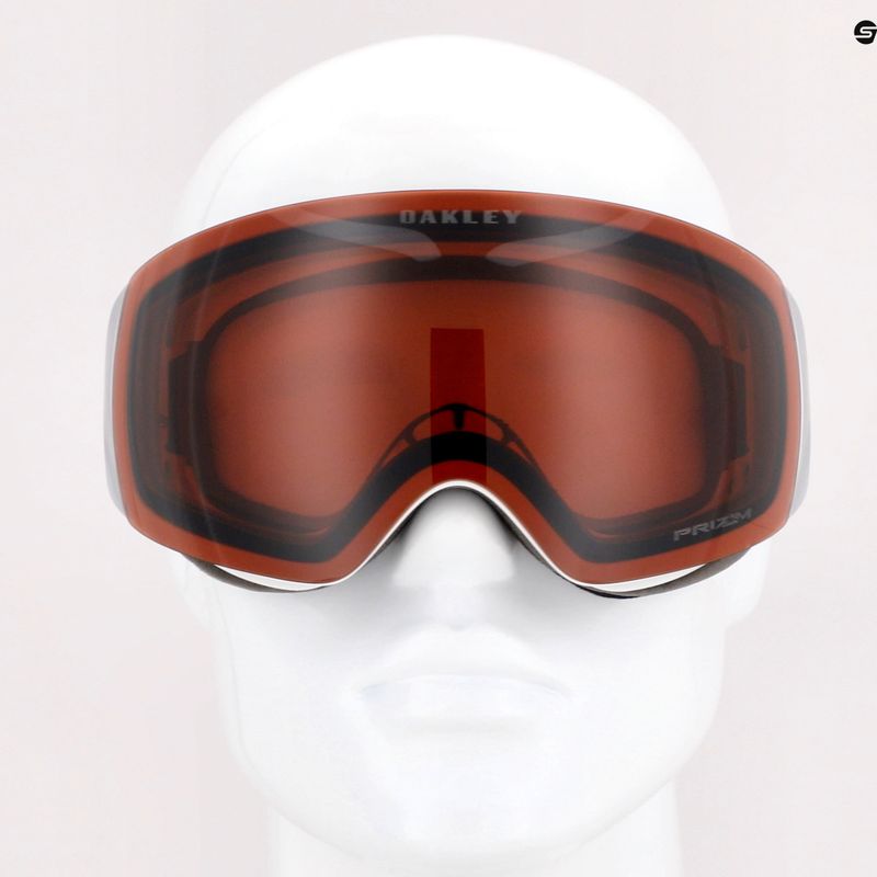 Маска лижна Oakley Flight Deck matte white/prizm garnet OO7064-C5 7