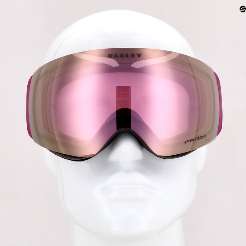 Маска лижна Oakley Flight Deck matte ultra purple/prizm snow hi pink iridium OO7064-B4 7