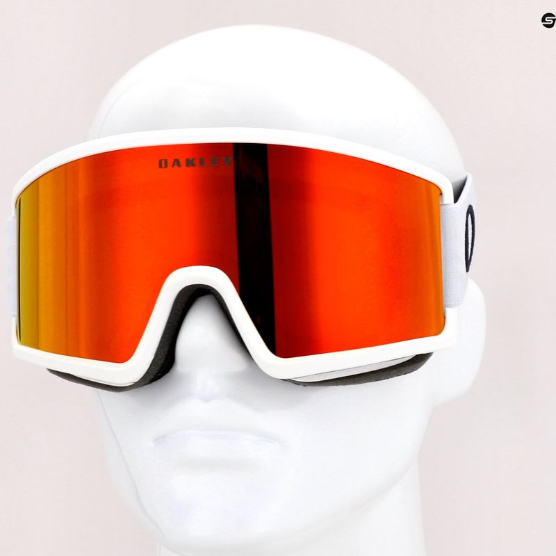 Маска лижна Oakley Target Line matte white/fire iridium OO7121-07 7