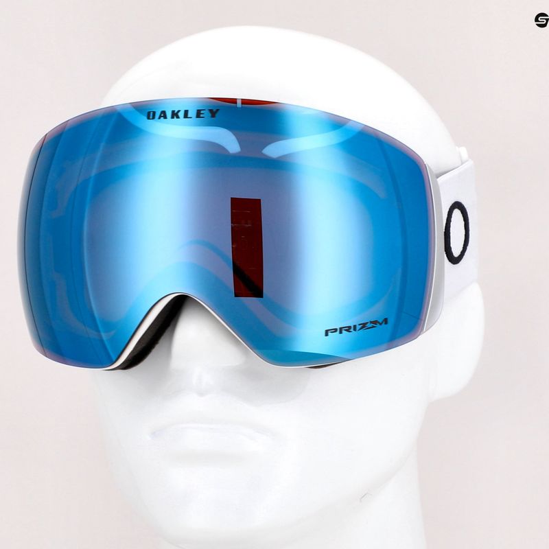 Маска лижна Oakley Flight Deck matte white/prizm snow sapphire iridium OO7050-91 7