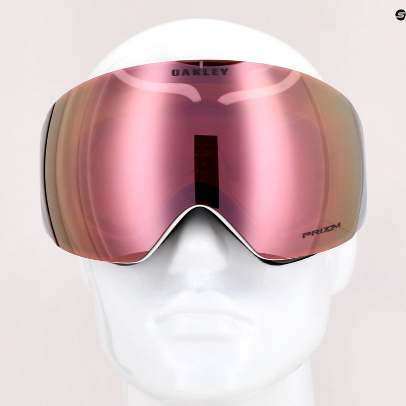 Маска лижна Oakley Flight Deck matte white/prizm rose gold iridium OO7050-C2 7