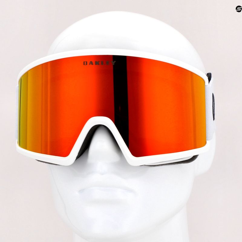 Маска лижна Oakley Target Line matte white/fire iridium OO7120-07 6