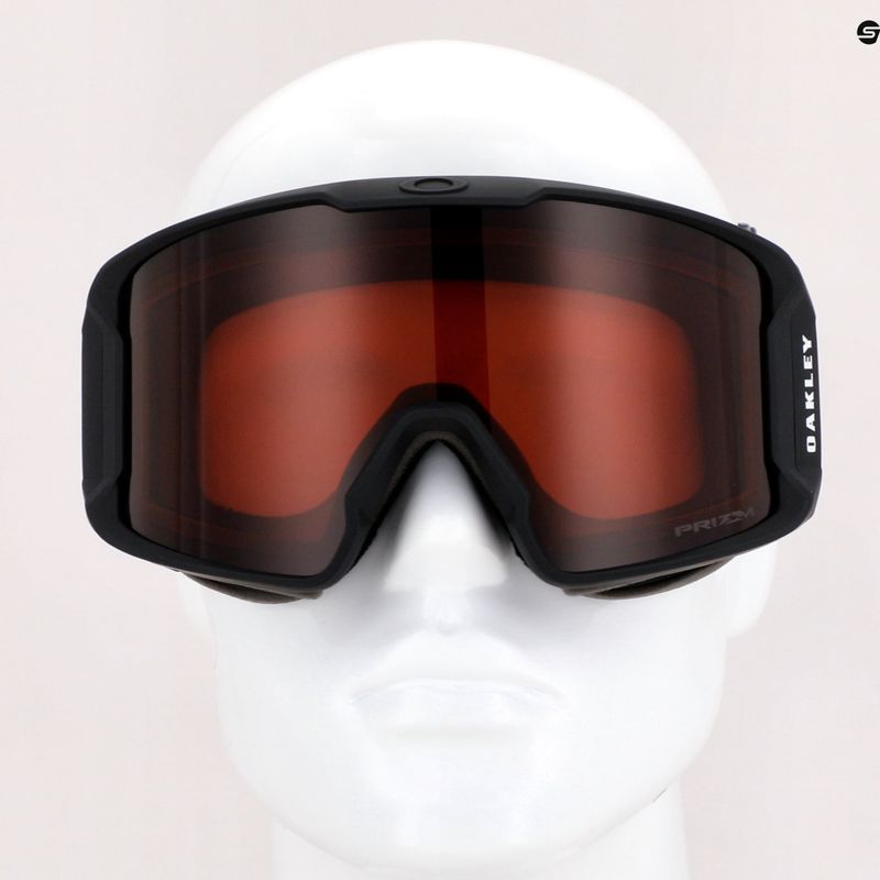 Маска лижна Oakley Line Miner matte black/prizm garnet OO7070-B8 7