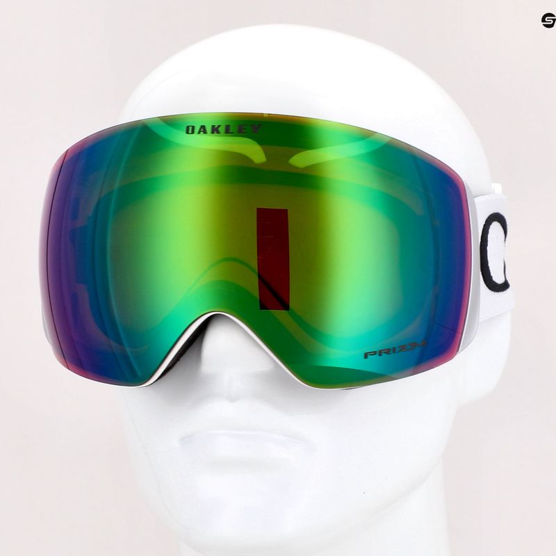 Маска лижна Oakley Flight Deck matte white/prizm snow jade iridium OO7050-36 7