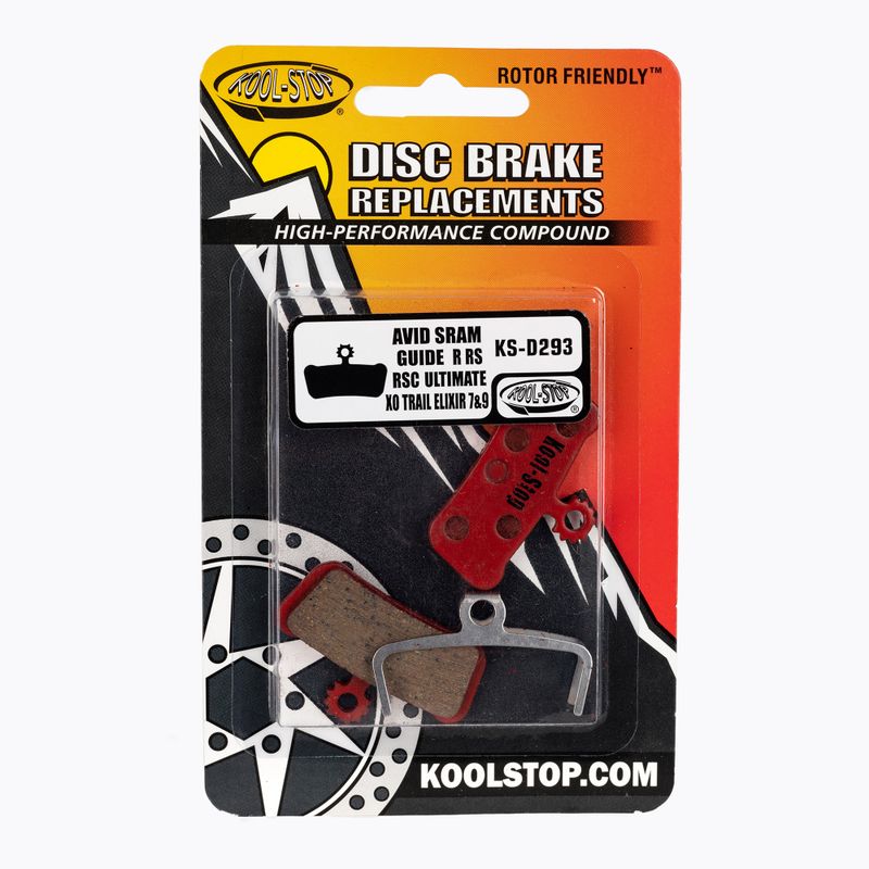 Гальмівні колодки Kool-Stop органічні червоні D293