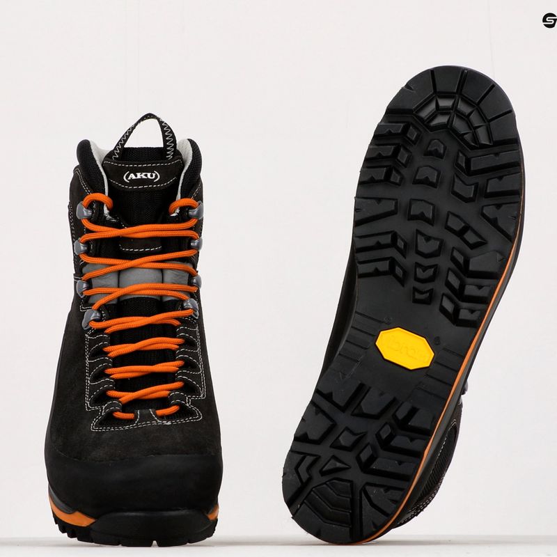 Черевики для трекінгу чоловічі AKU Superalp GTX anthracite/orange 10