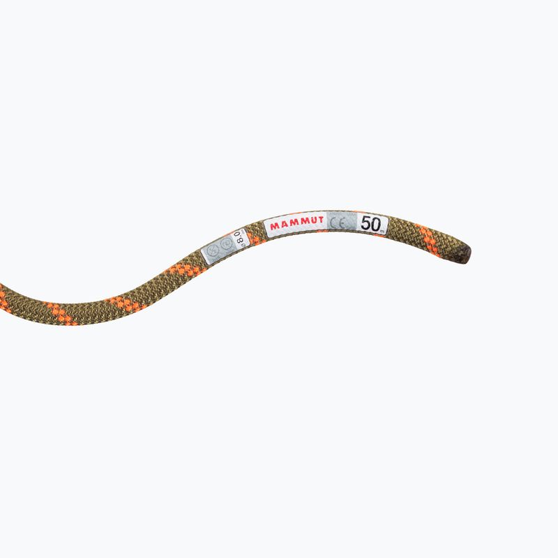 Мотузка для скелелазіння Mammut 8.0 Alpine Dry помаранчева 2010-04350-11240-1060 2