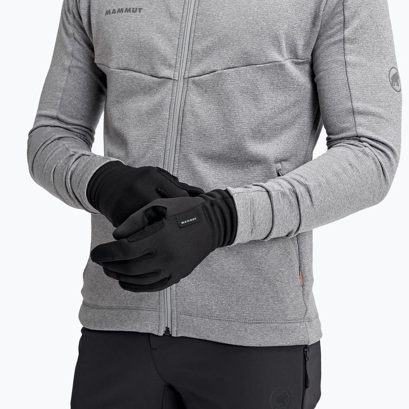 Рукавиці трекінгові Mammut Fleece Pro black 5