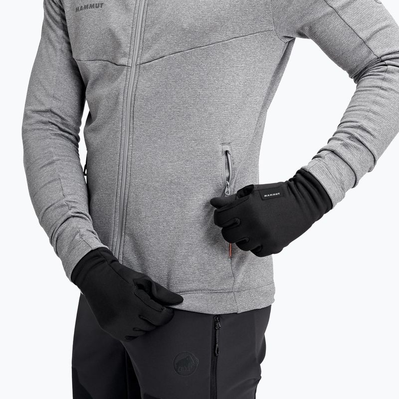 Рукавиці трекінгові Mammut Fleece Pro black 6
