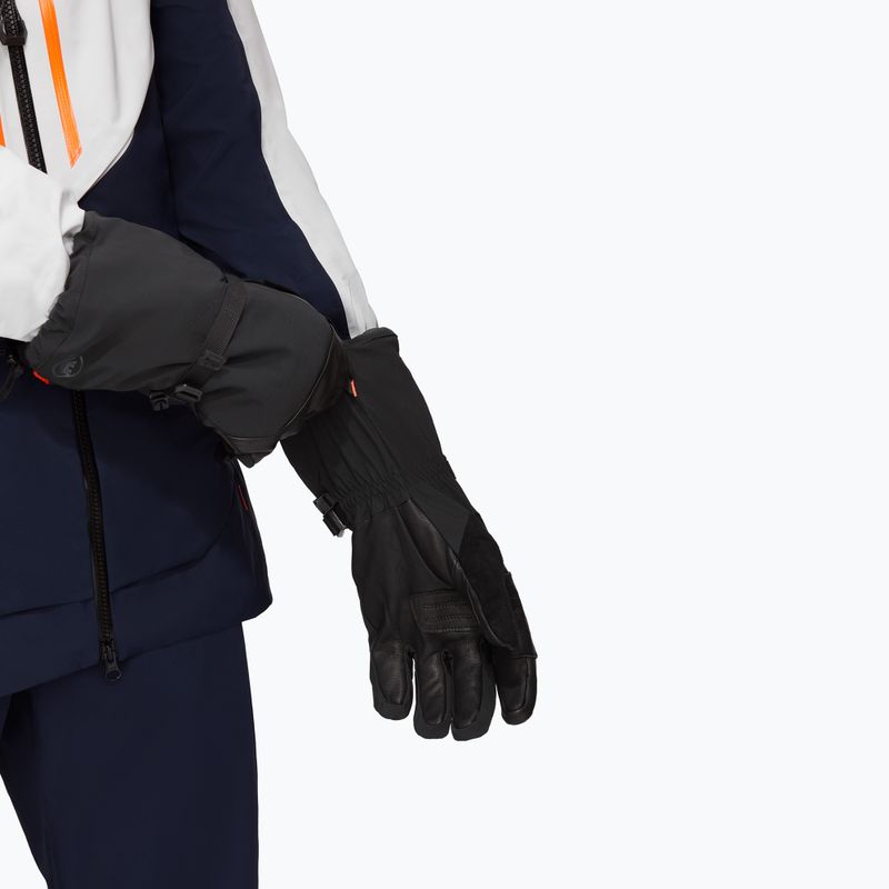 Рукавиці трекінгові Mammut Masao 3 in 1 чорні 1190-00310-0001-1100 11