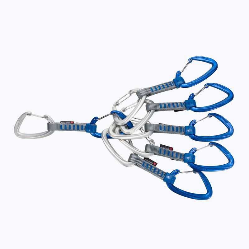 Набір експресів Mammut Crag Wire 10 cm 6szt 10 cm сріблясто-блакитний