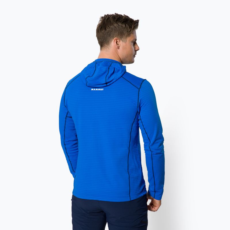 Кофта трекінгова чоловіча Mammut Aconcagua Light Hooded блакитна 3