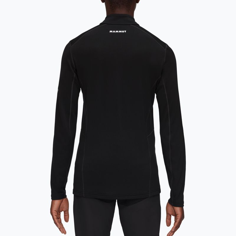 Кофта трекінгова чоловіча Mammut Aenergy ML Half Zip Pull чорна 2