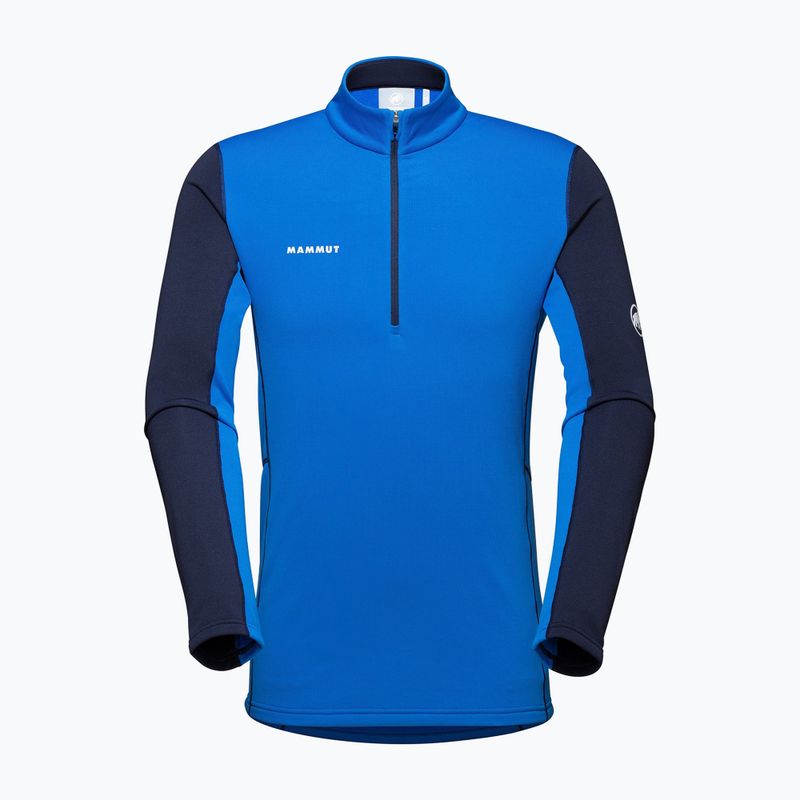 Кофта трекінгова чоловіча Mammut Aenergy ML Half Zip Pull блакитна 9