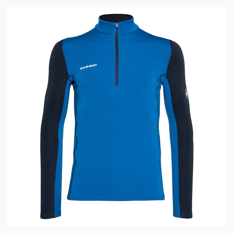 Кофта трекінгова чоловіча Mammut Aenergy ML Half Zip Pull блакитна 4