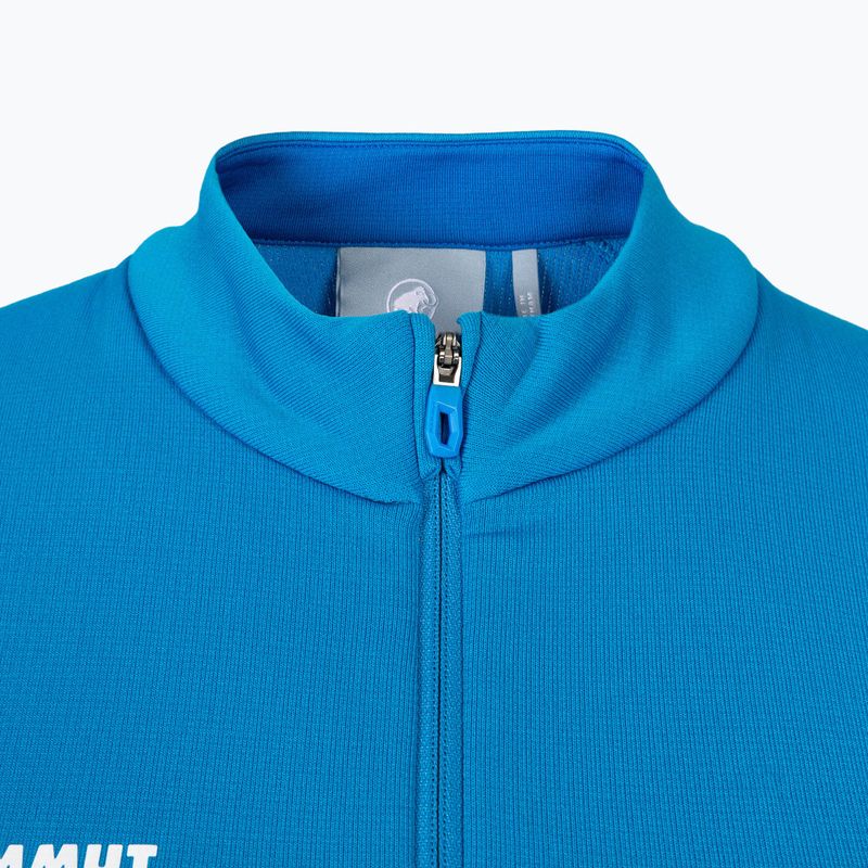 Кофта трекінгова жіноча Mammut Aenergy ML Half Zip Pull блакитна 4