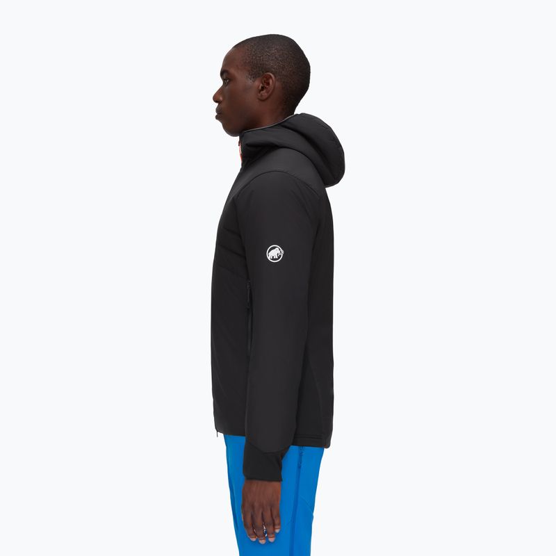 Пуховик чоловічий Mammut Rime Light IN Flex Hooded чорний 8