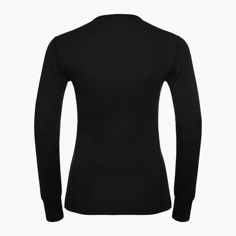 Жіночий термоактивний лонгслів ODLO Active Warm Bl Top Crew Neck чорний 4