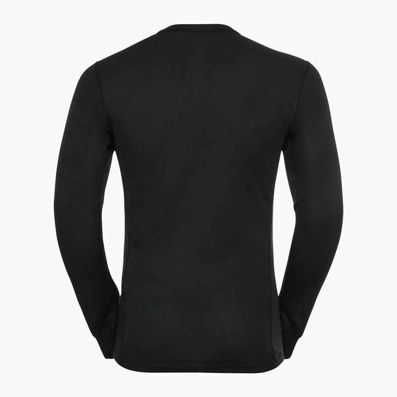 Чоловічий термоактивний лонгслів ODLO Active Warm Bl Top Crew Neck чорний 4