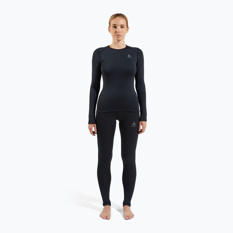 Жіноча термоактивна кофта ODLO Fundamentals Active Warm Bl Top Crew Neck black 2