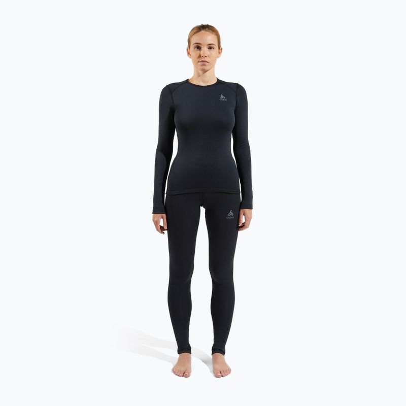 Жіночі термоактивні штани ODLO Fundamentals Active Warm Bl Bottom Long чорні 2