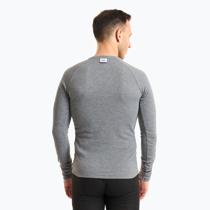 Чоловіча термоактивна кофта ODLO Active Warm Originals Bl Top Crew Neck odlo steel grey melange 2