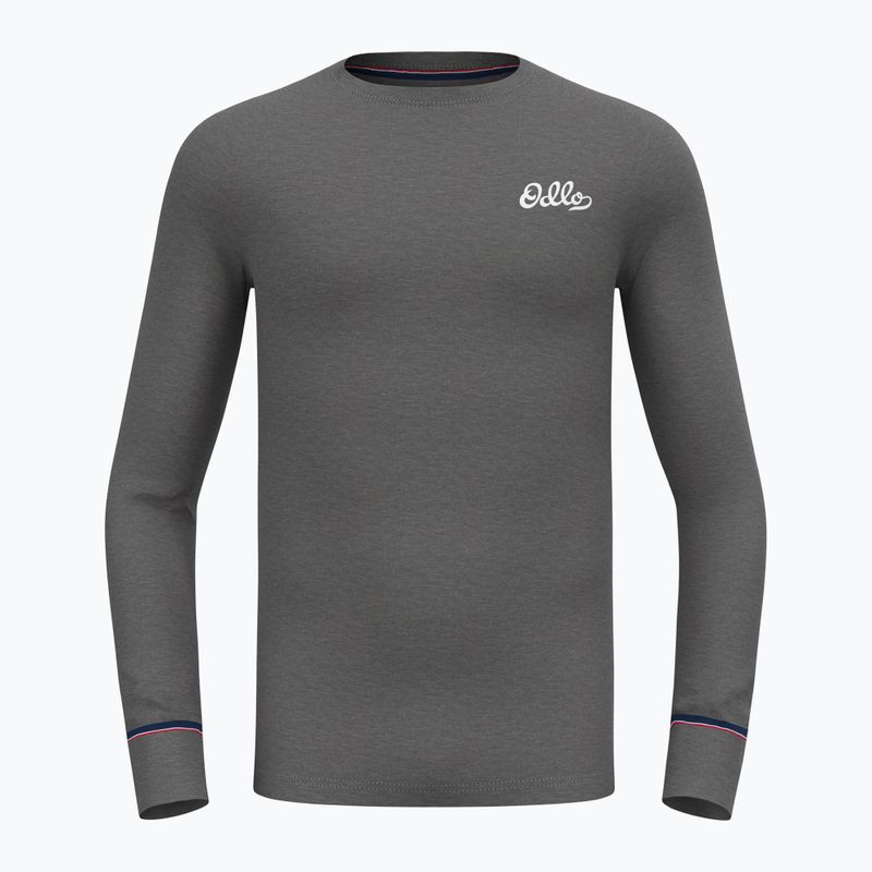 Чоловіча термоактивна кофта ODLO Active Warm Originals Bl Top Crew Neck odlo steel grey melange 5