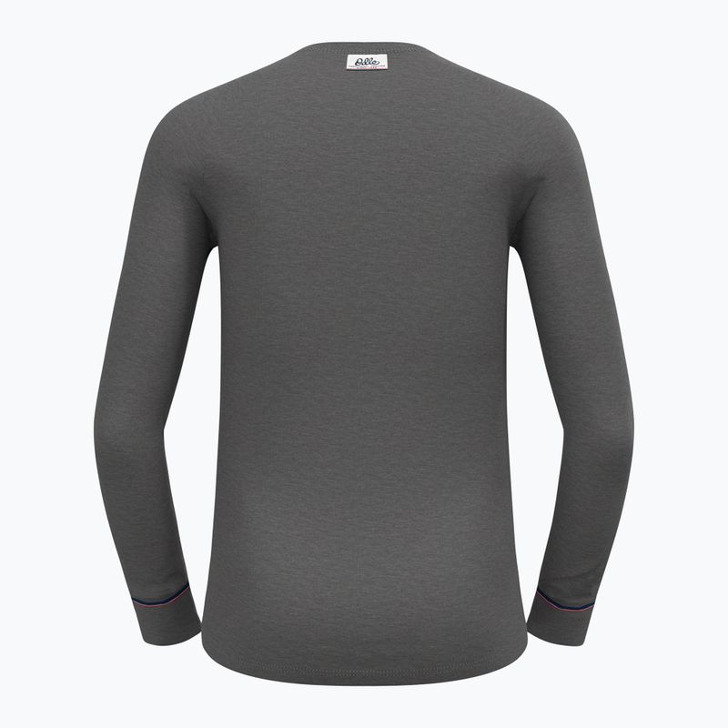 Чоловіча термоактивна кофта ODLO Active Warm Originals Bl Top Crew Neck odlo steel grey melange 6