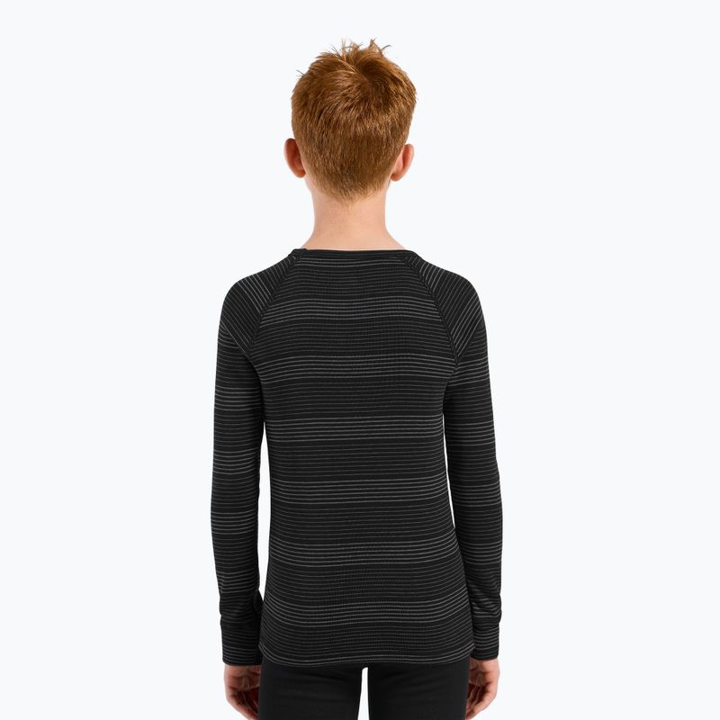 Термобілизна дитяча ODLO Active Warm Eco Long black/grey melange 3
