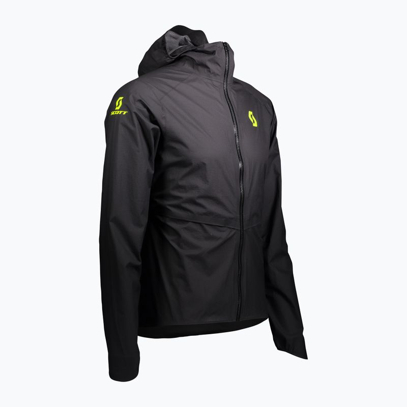 Куртка для бігу чоловіча SCOTT RC Run Waterproof black/yellow 3
