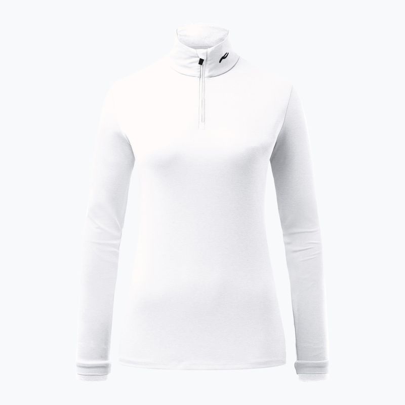 Жіноча лижна куртка KJUS Feel Midlayer Half Zip біла