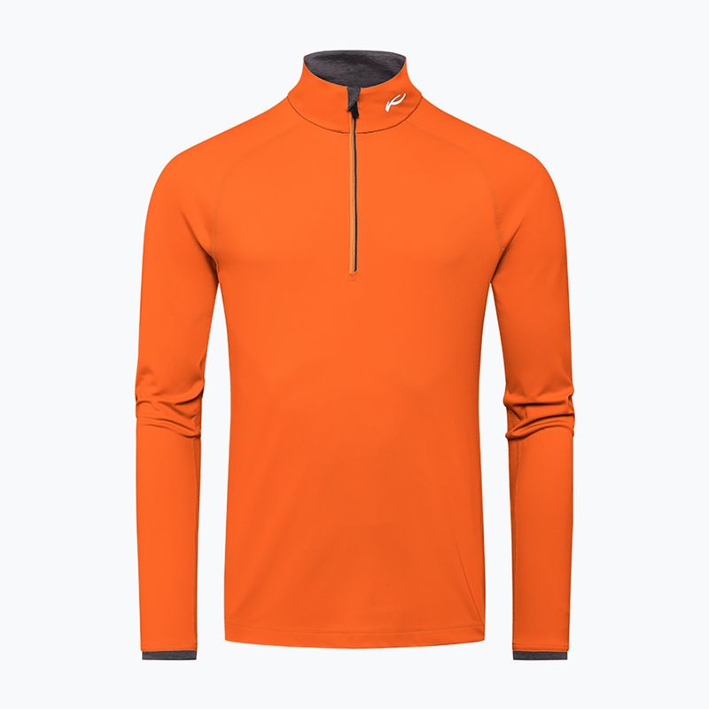 Кофта лижна чоловіча KJUS Feel Half-Zip помаранчева MS25-E06