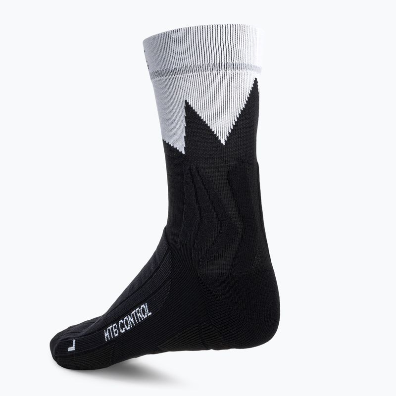 Велошкарпетки X-Socks MTB Control чорно-білі BS02S19U-B014 2