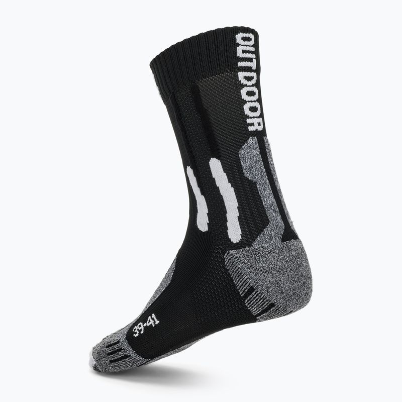 Шкарпетки X-Socks Trek Outdoor black/grey melange 2
