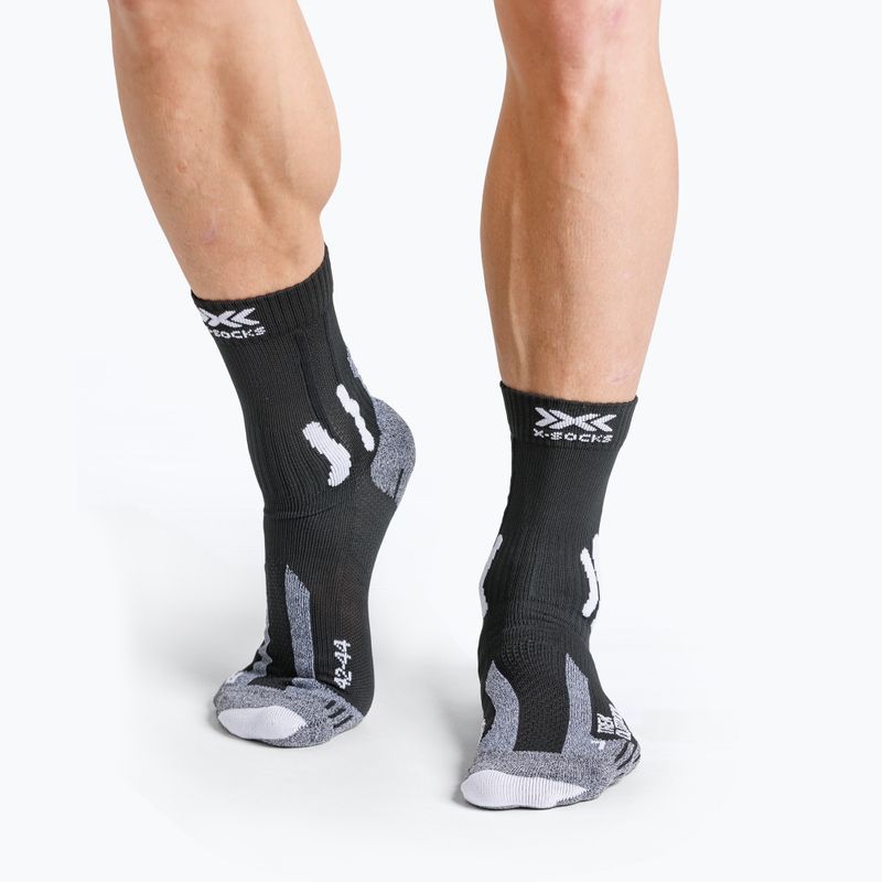Шкарпетки X-Socks Trek Outdoor black/grey melange 2