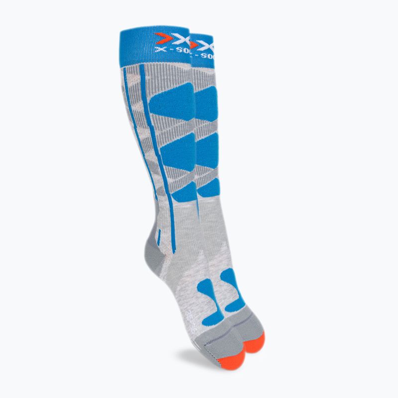 Шкарпетки лижні  жіночі X-Socks Ski Control 4.0 сіро-сині XSSSKCW19W