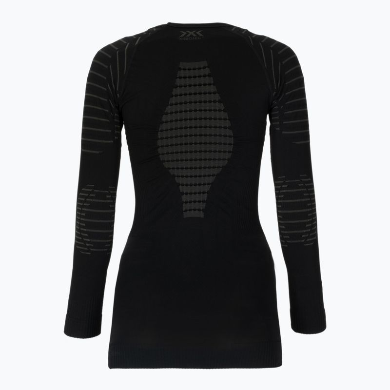 Жіноча термоактивна кофта X-Bionic Invent 4.0 LS black/charcoal 2