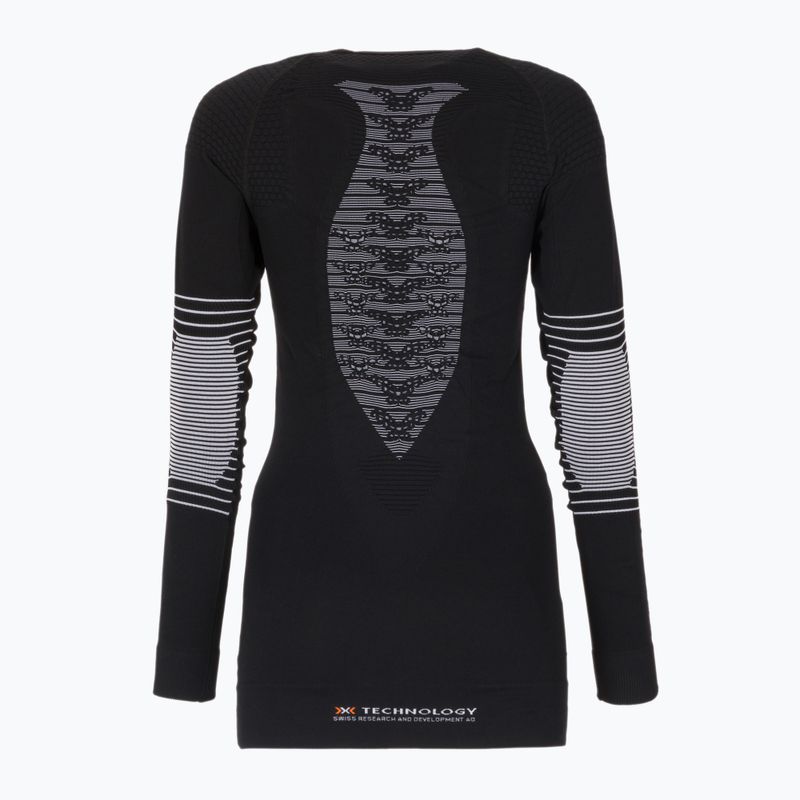 Жіноча термоактивна кофта X-Bionic Energizer 4.0 opal black/arctic white 2