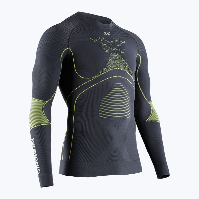 Чоловіча термоактивна кофта X-Bionic Energy Accumulator 4.0 charcoal/yellow