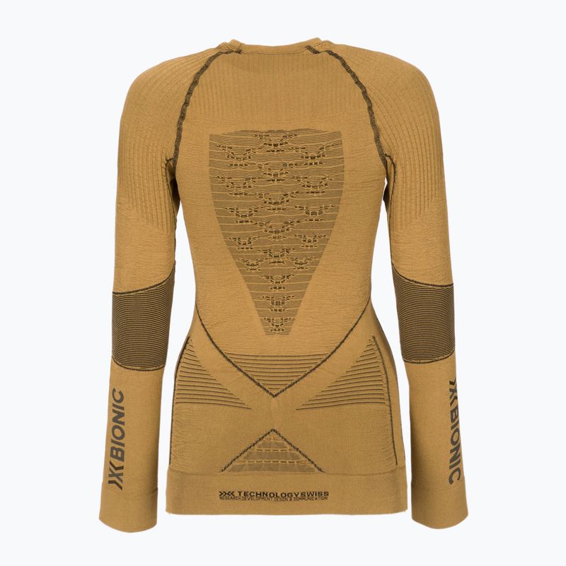 Жіноча термоактивна кофта X-Bionic Radiactor 4.0 gold/black 2