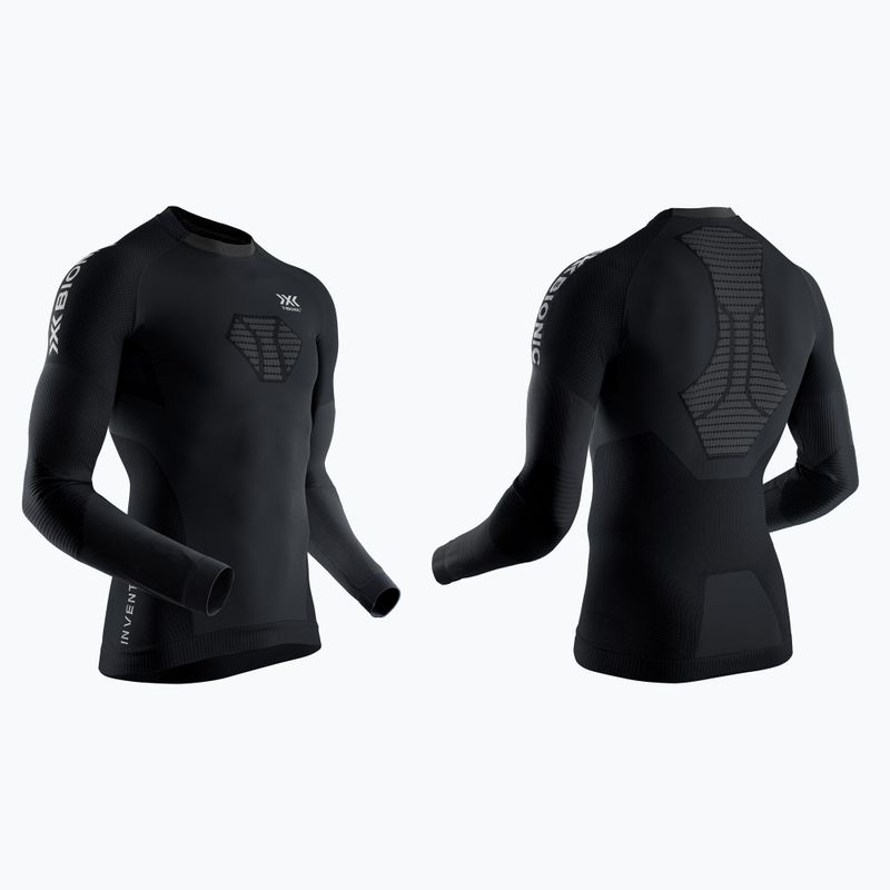 Чоловіча термоактивна кофта X-Bionic Invent 4.0 Run Speed black/charcoal 7