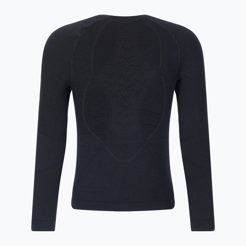 Чоловіча термоактивна кофта X-Bionic Apani 4.0 Merino black/black 2